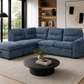 The Blue Town Sofa Bed - LHF