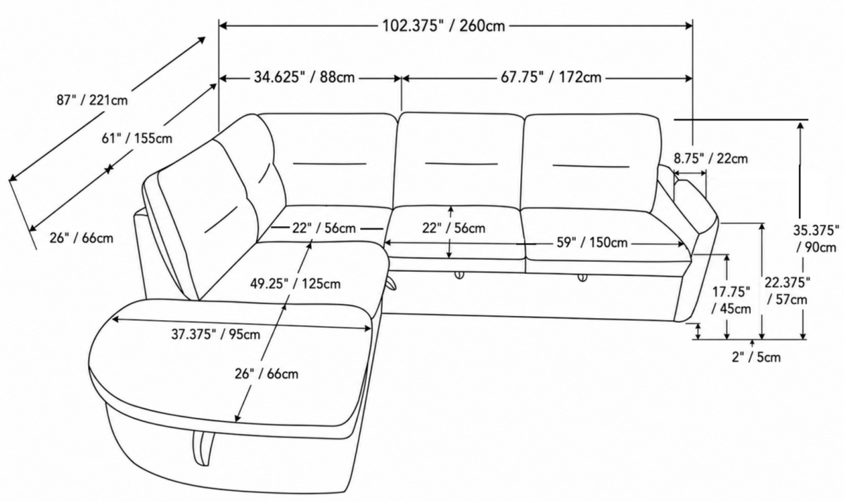 The Blue Town Sofa Bed