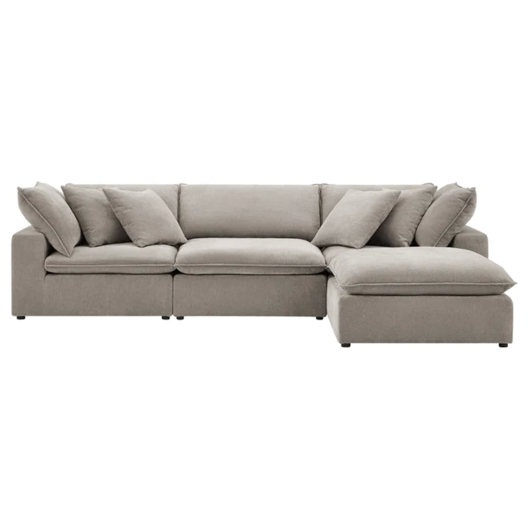 The 4-Piece Open-Ended Taupe Sereen