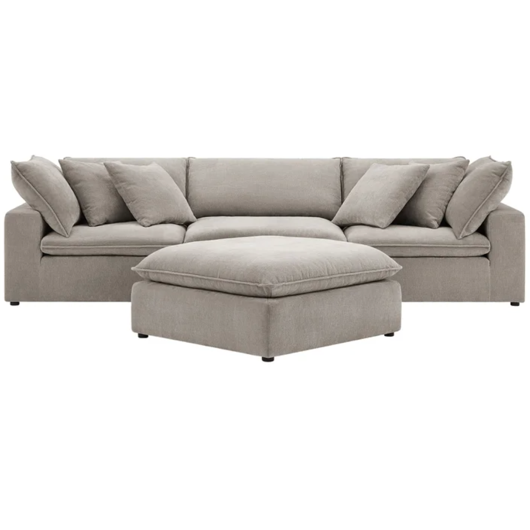 The 4-Piece Open-Ended Taupe Sereen