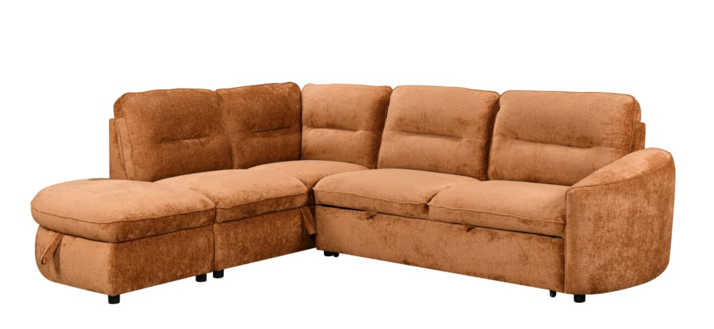 The Orange Town Sofa Bed - LHF