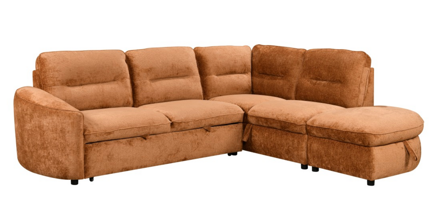 The Orange Town Sofa Bed - RHF