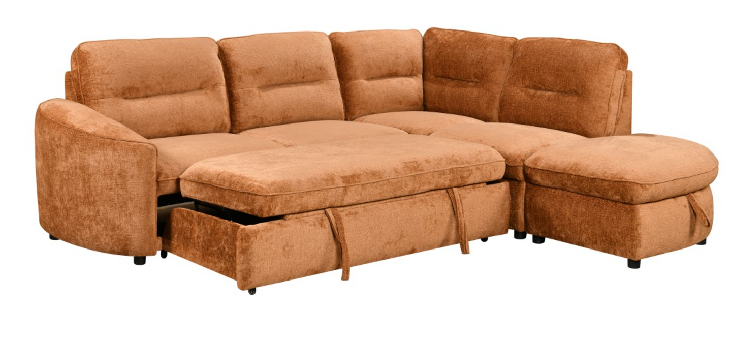 The Orange Town Sofa Bed - RHF