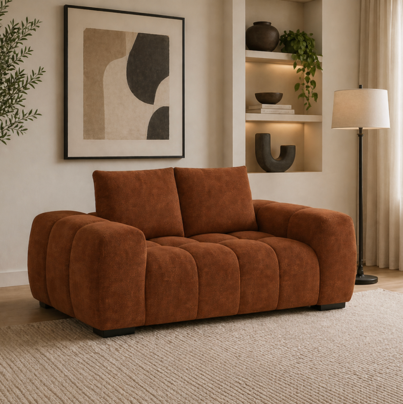 The Rust Loveseat
