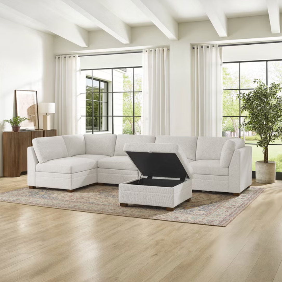 The Light Beige Non-Tuffed Tisdale