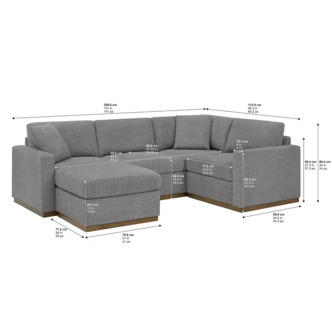 The Grey Murphy RHF - 3-Piece