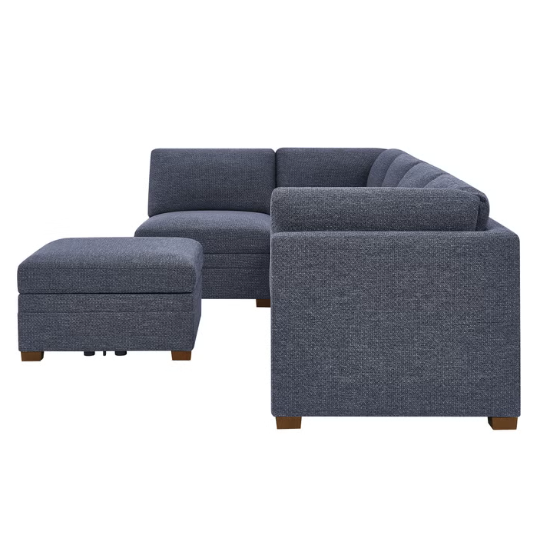 The Blue Non-Tuffed Woven Tisdale